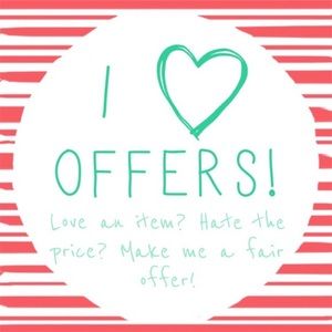 Reasonable offers accepted!